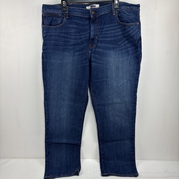 Tommy Hilfiger Other - Tommy Hilfiger Men's Straight‎ Dark Wash Jeans Size 40x30 Stretch Whiskered